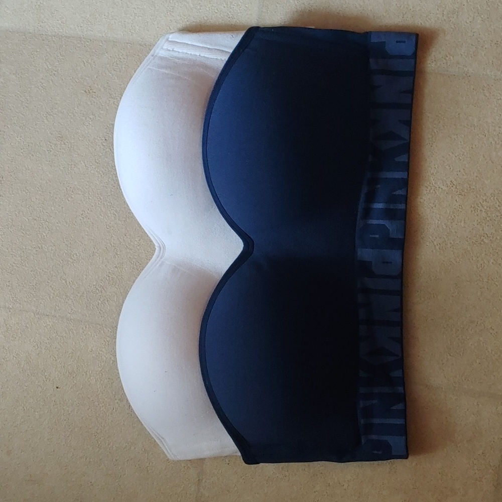 Microfiber strapless bra